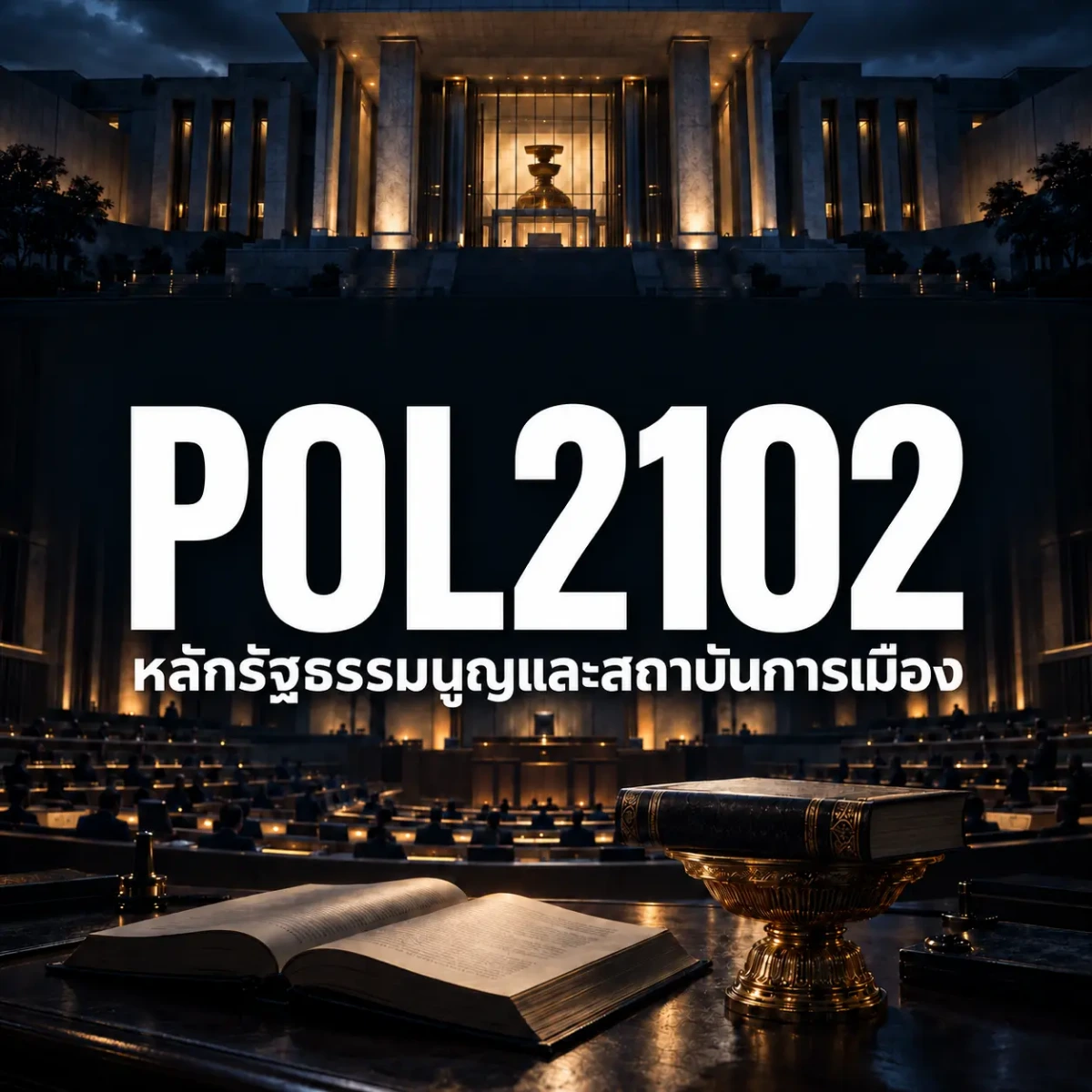ภาพปกรายวิชา POL2102