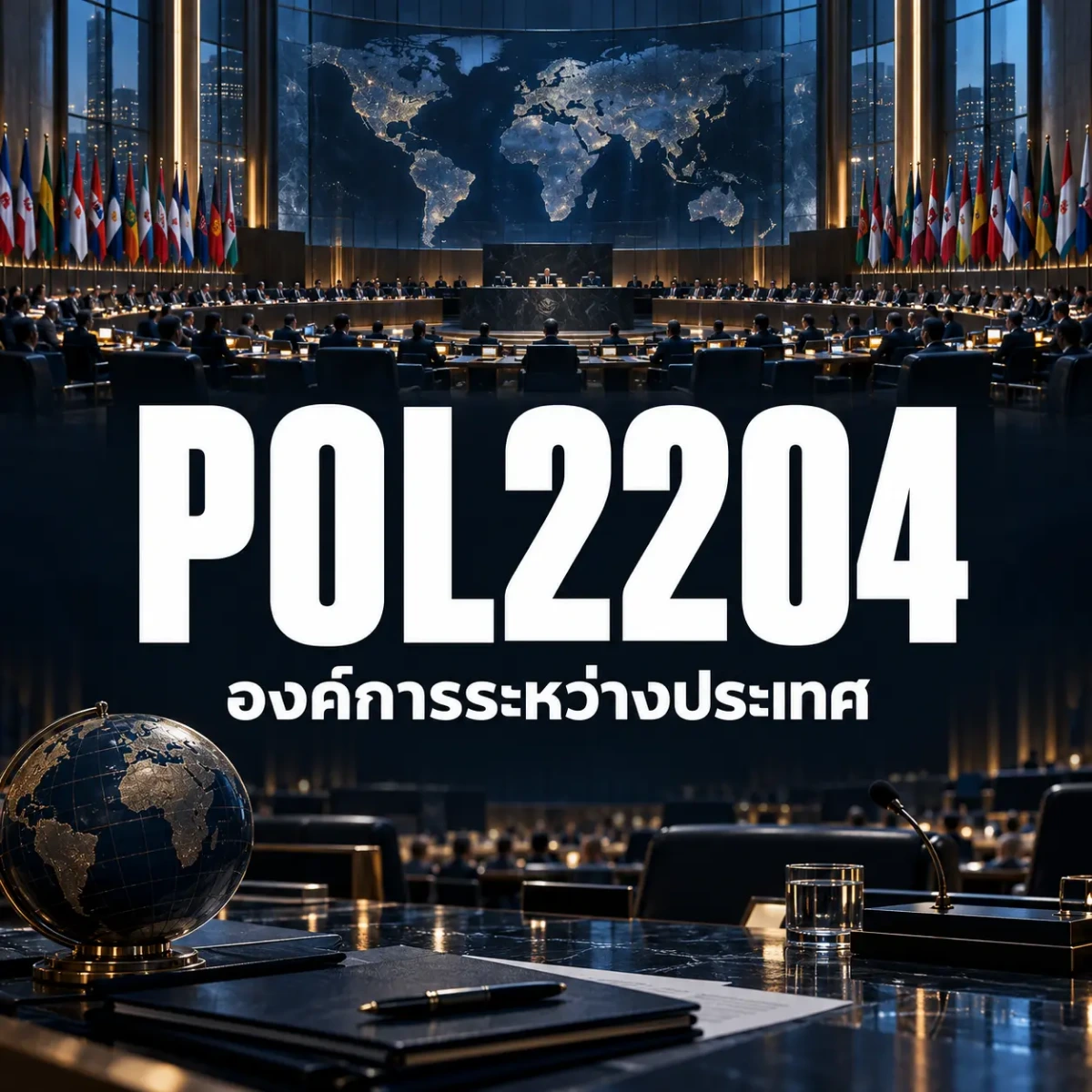ภาพปกรายวิชา POL2204