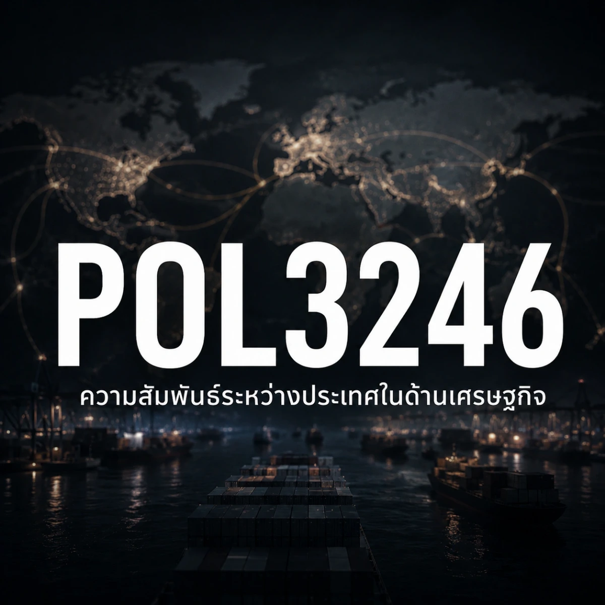 ภาพปกรายวิชา POL3246