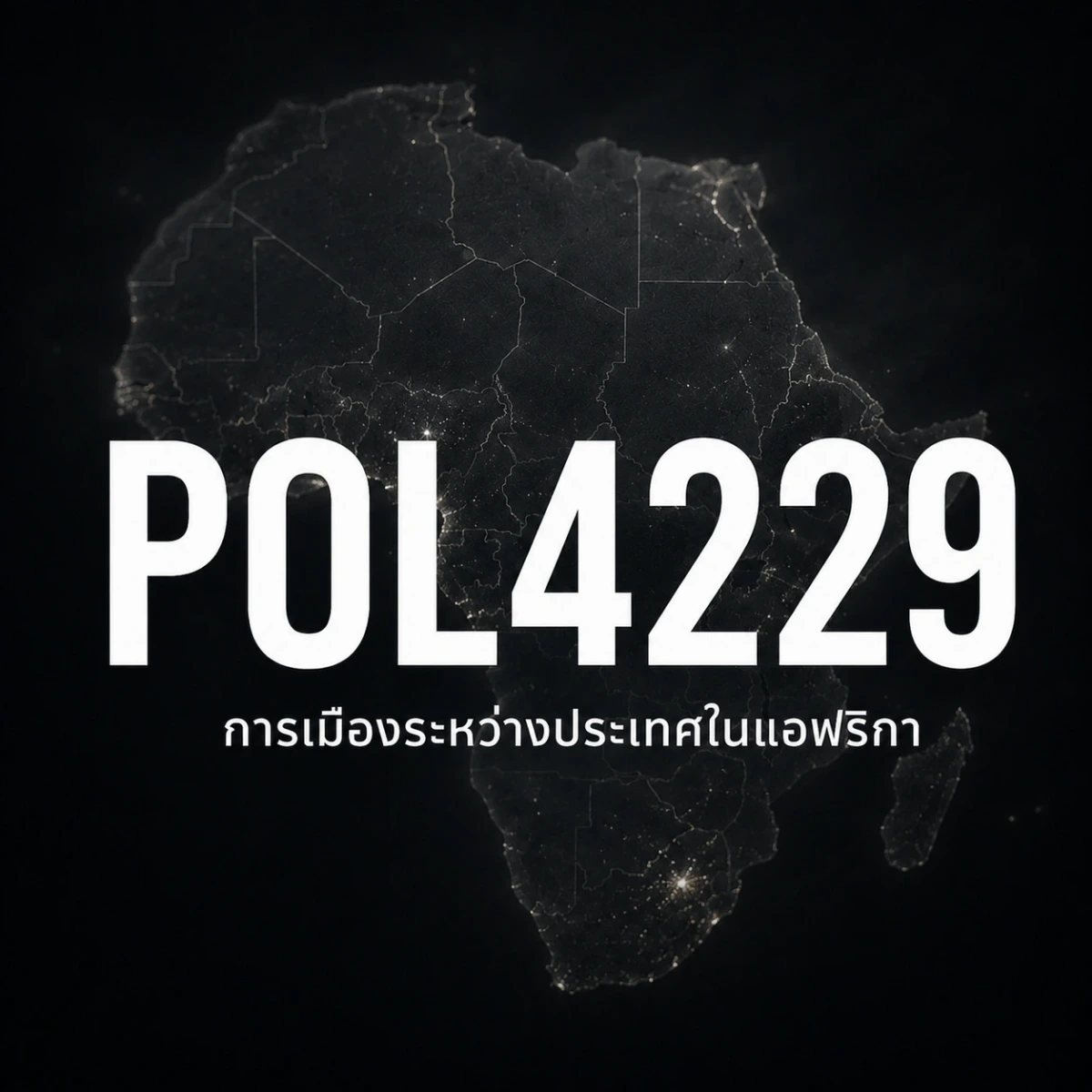 ภาพปกรายวิชา POL4229