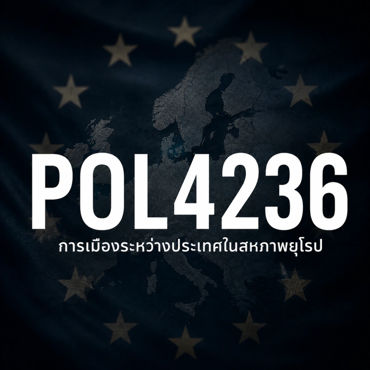 ภาพปกรายวิชา POL4236
