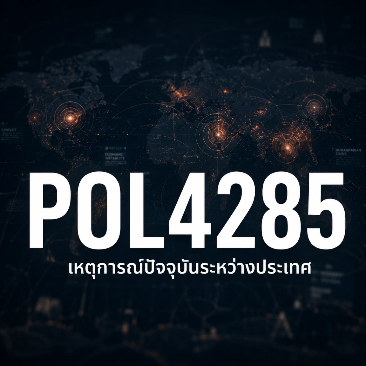 ภาพปกรายวิชา POL4285